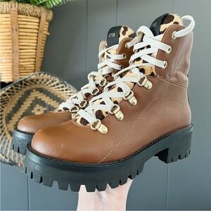 Steve Madden lug chunky boots